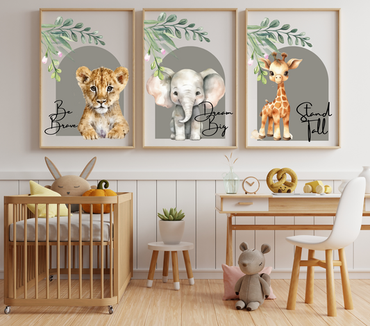Baby safari prints